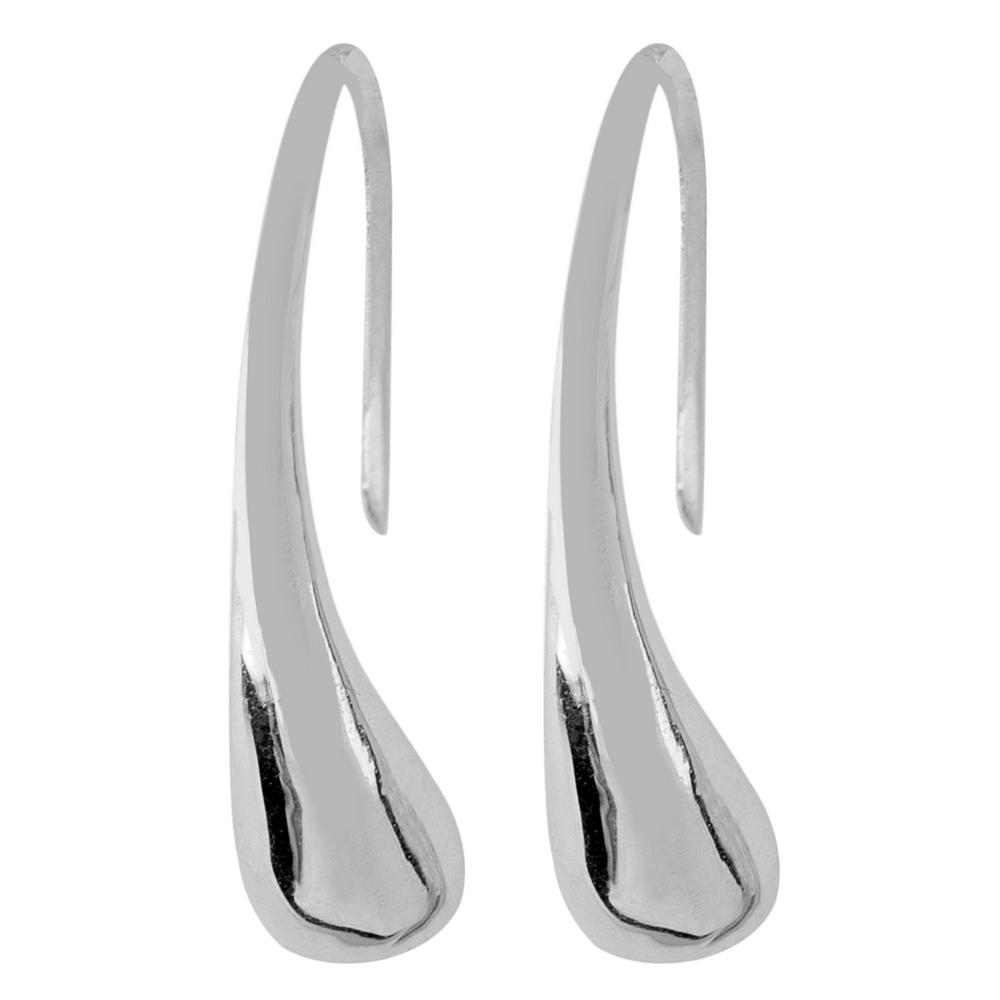 Drop earring 925 silver teardrop