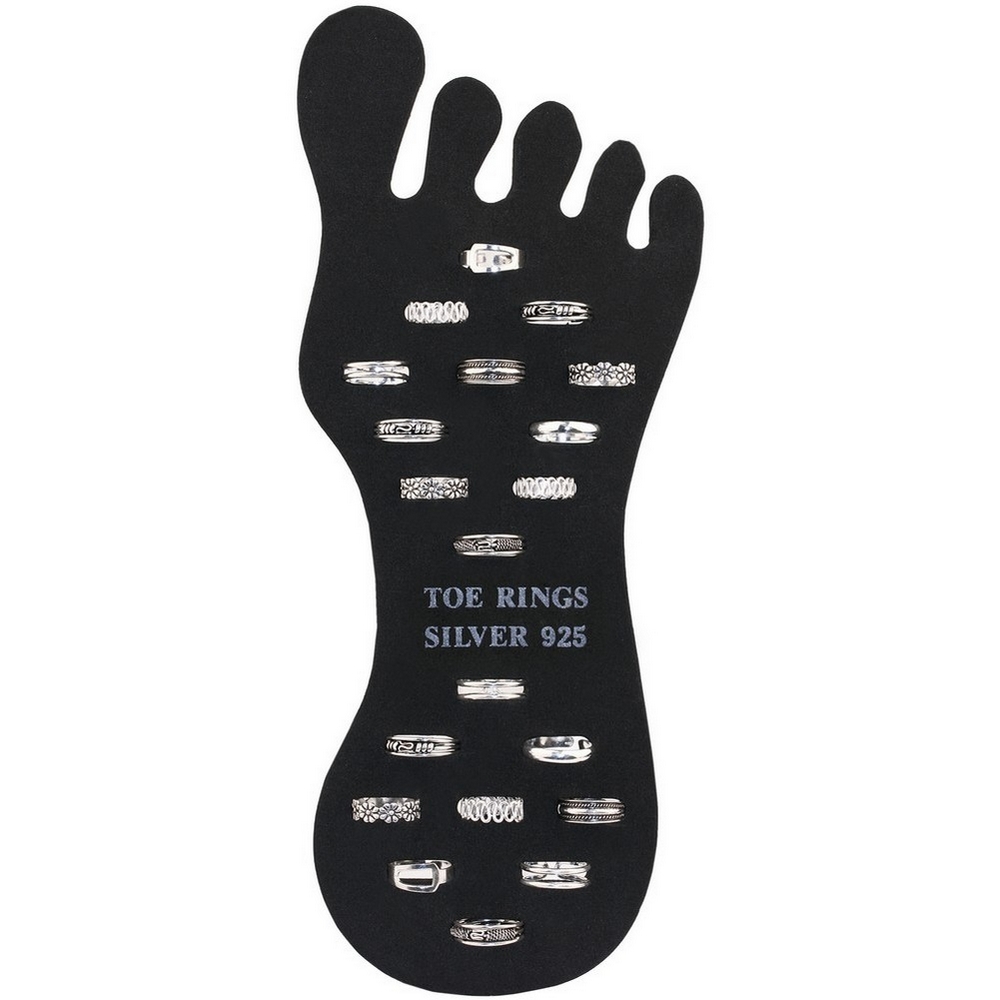 Toe ring 925 silver assorted designs