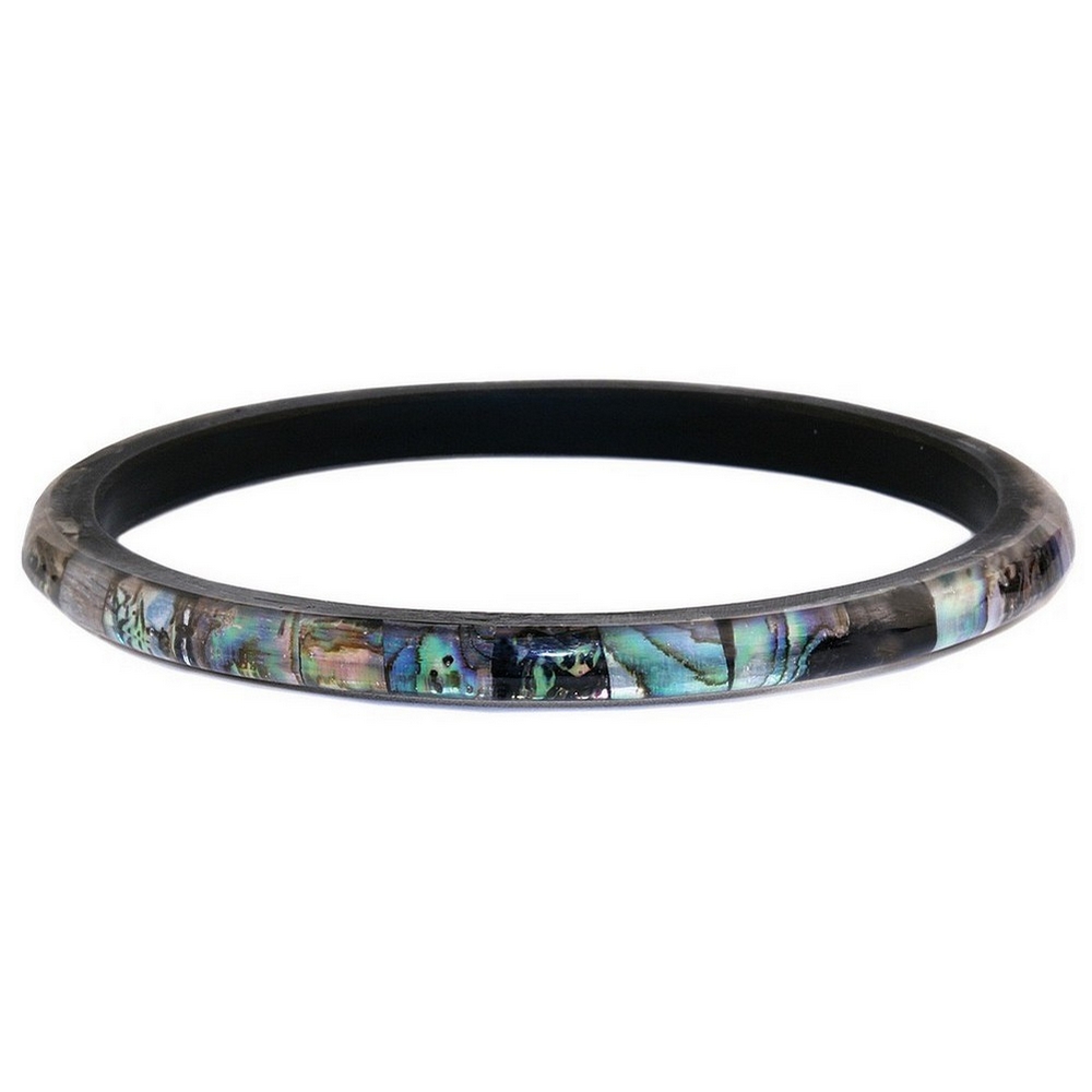 Bangle resin & shell 5mm