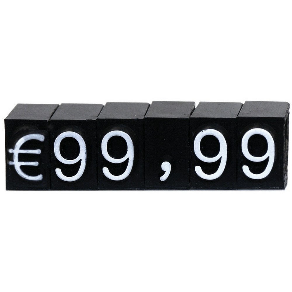 Display aid resin EURO price block