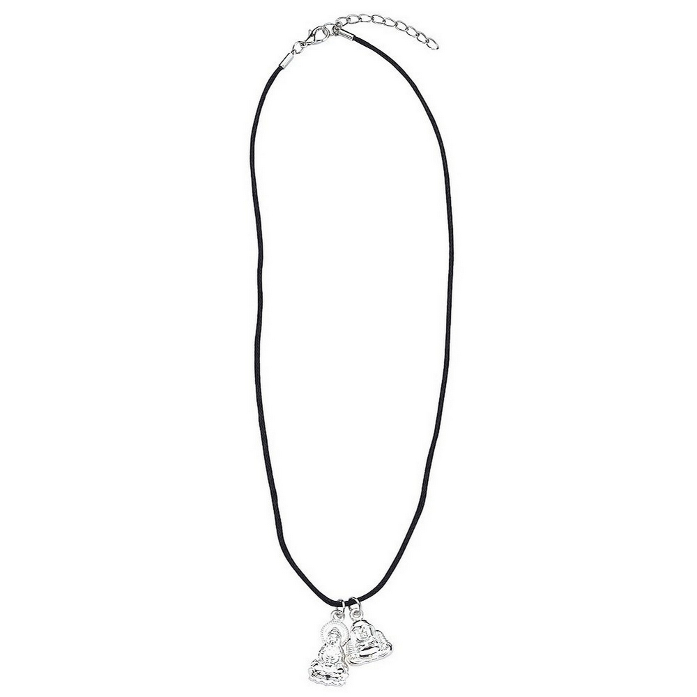 Necklace with a pendant cord Buddha charm