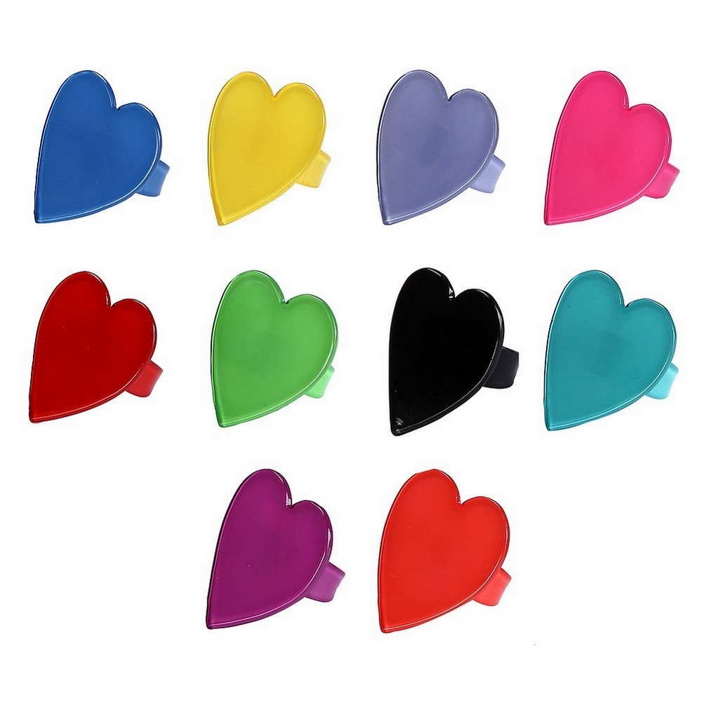 Ring acrylic heart