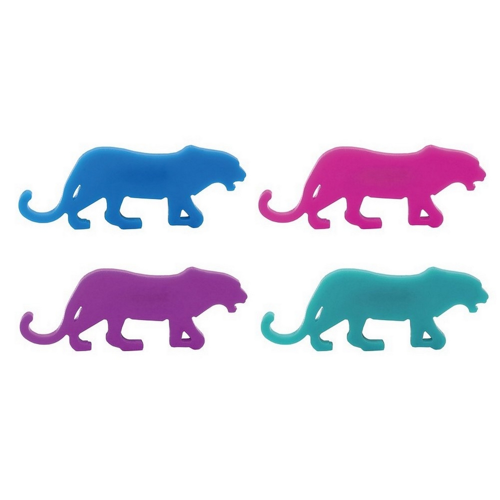 Brooch acrylic panther 68mm