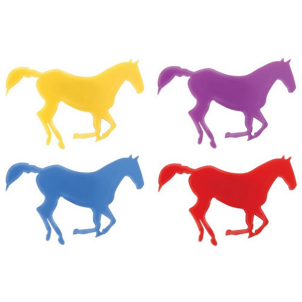 Brooch acrylic horse