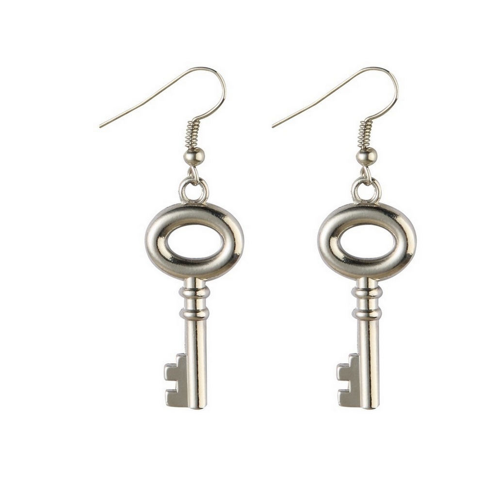 Drop earring mortice key