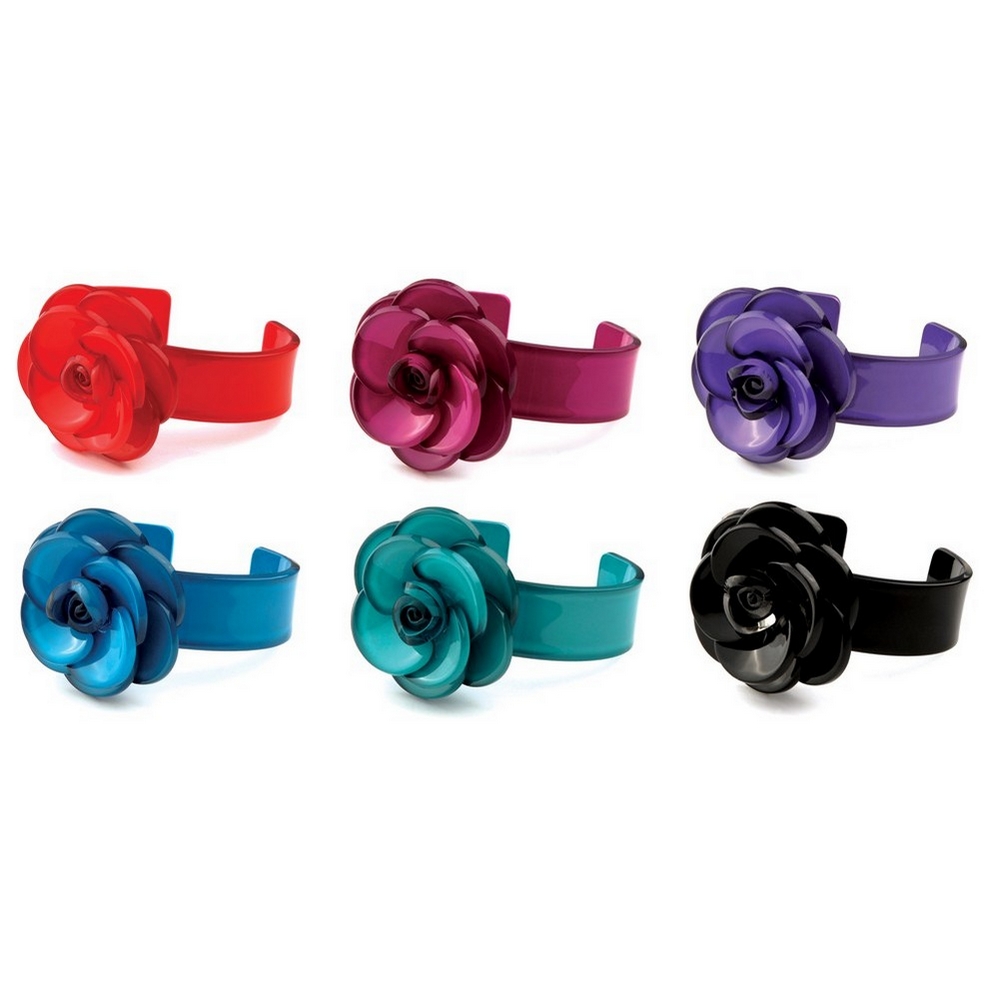 Bracelet acrylic flower