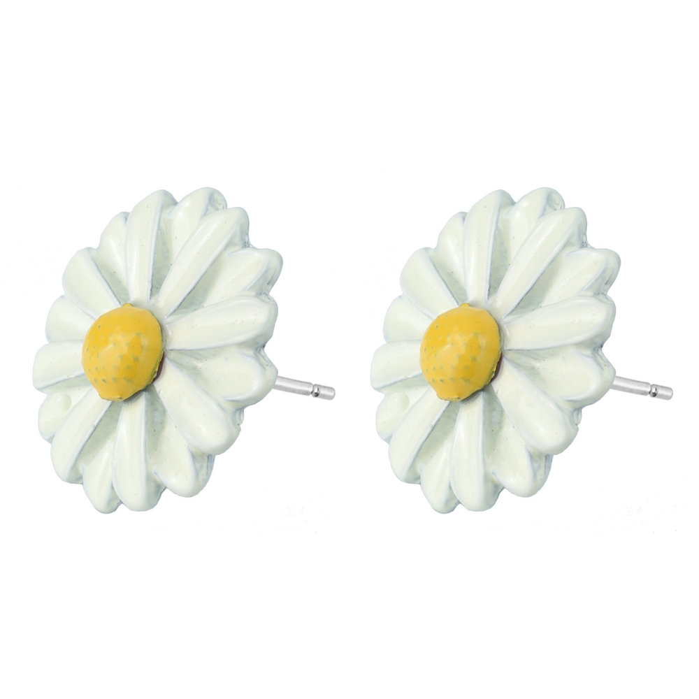 Stud earring daisy