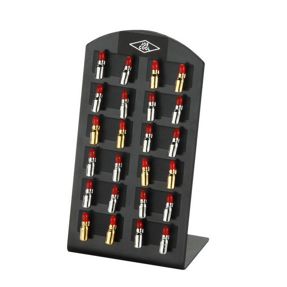 Stud earring enamel lipstick