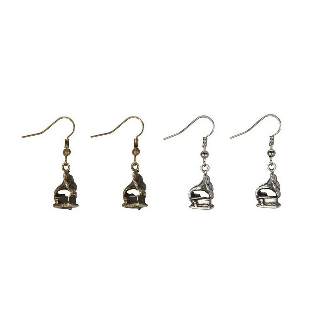 Drop earring gramophone