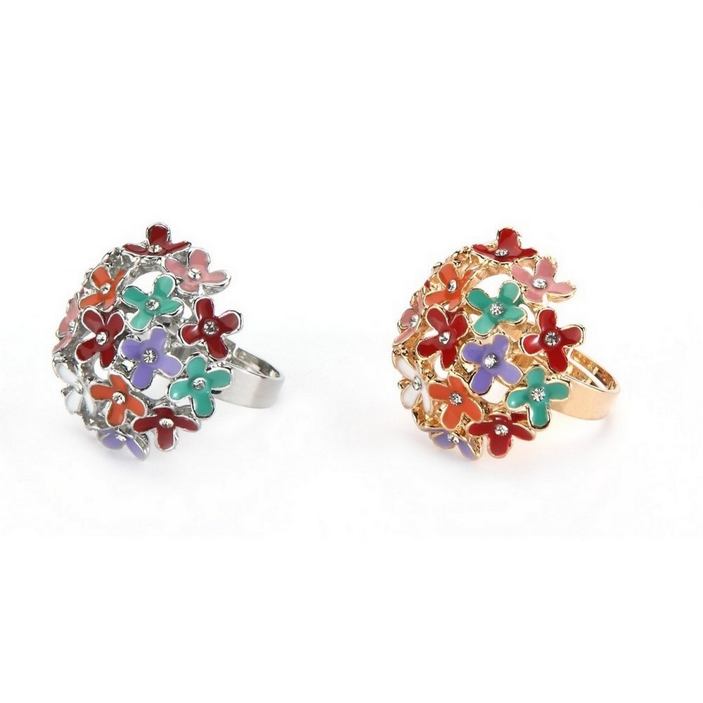 Ring enamel bouquet