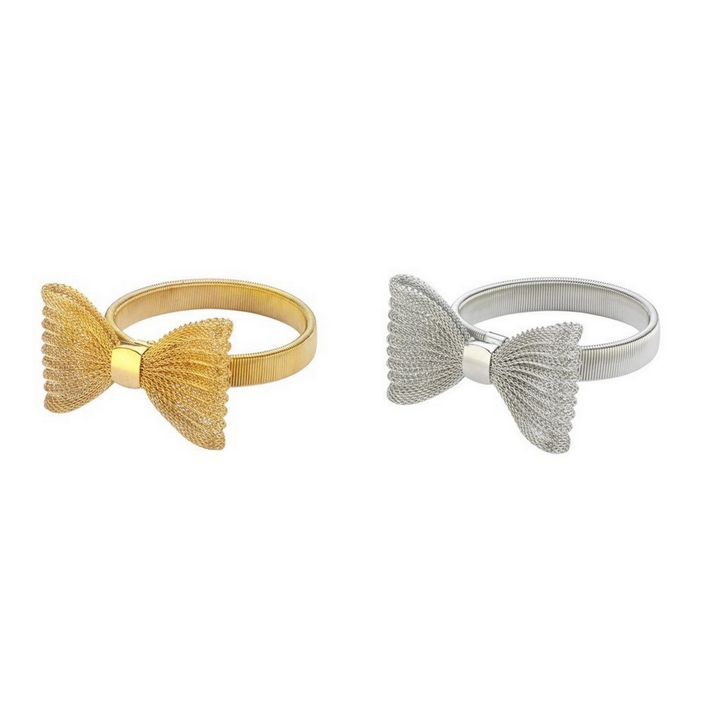Bangle mesh bow elasticated