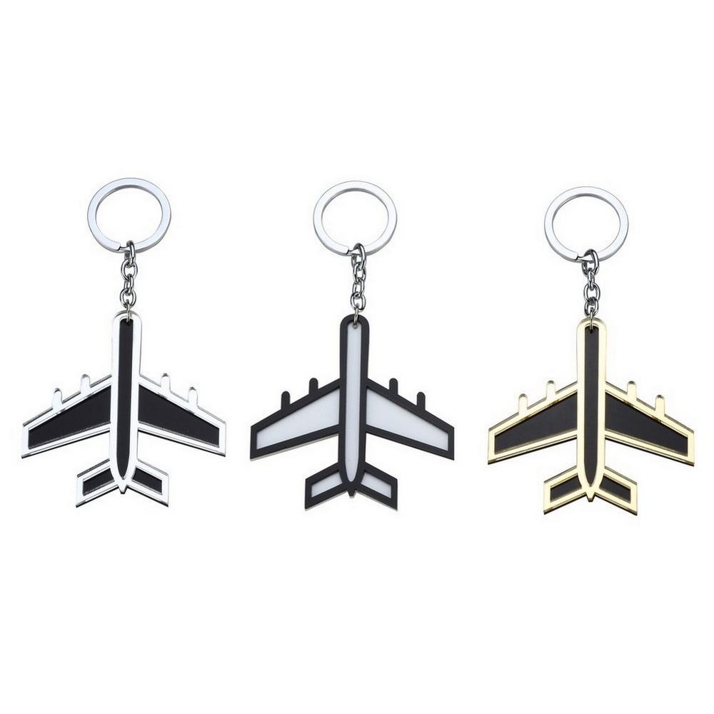 Keyring acrylic keyring aeroplane