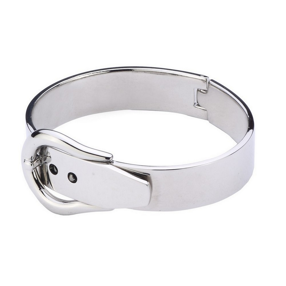 Bangle belt with buckle fastening