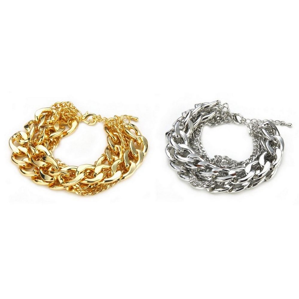 Bracelet 6 strand curb chain