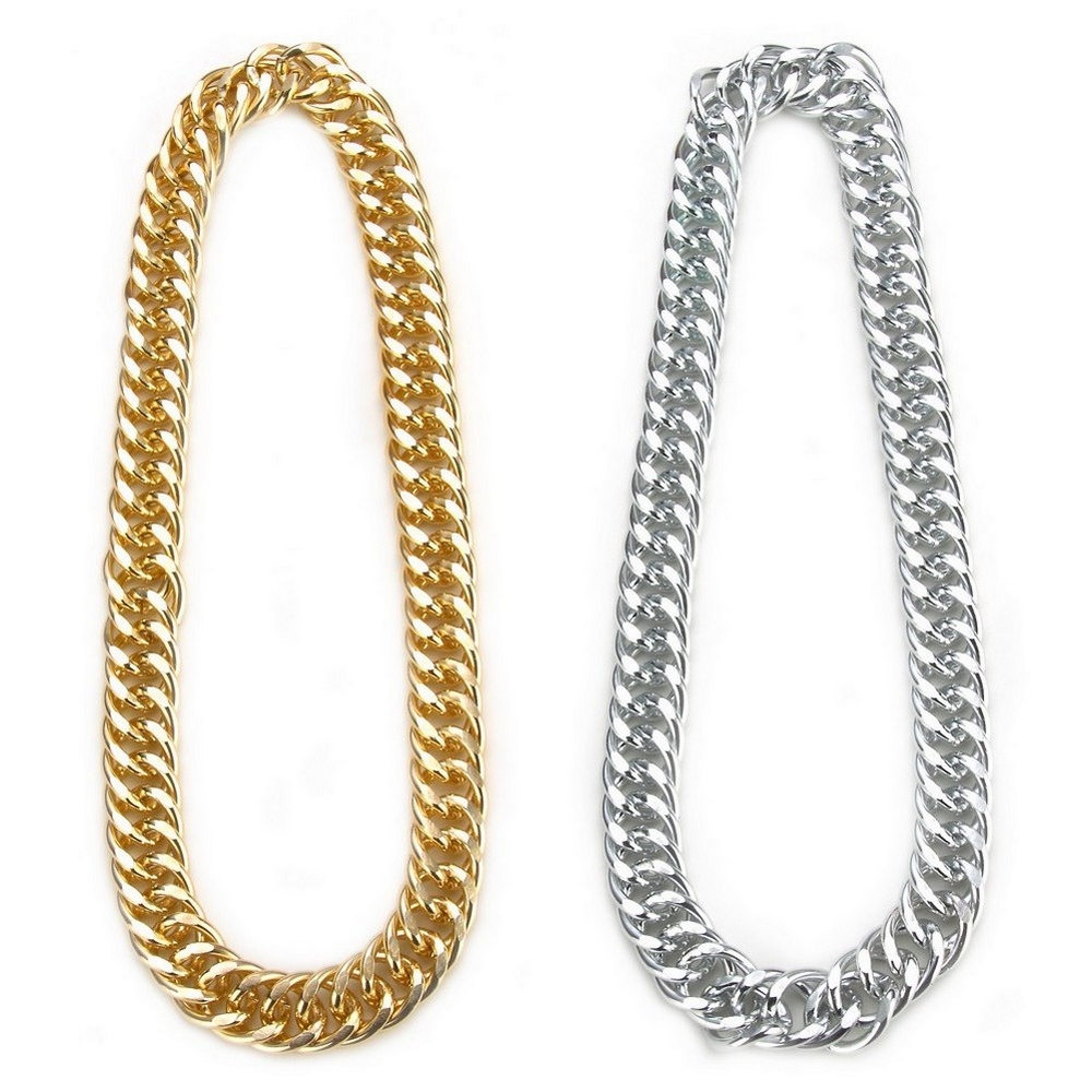 Necklace chain heavy curb chain