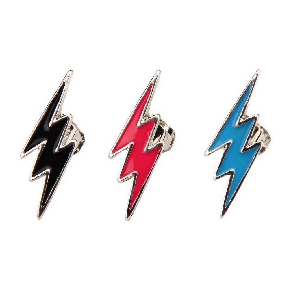 Ear cuff enamel flash bolt