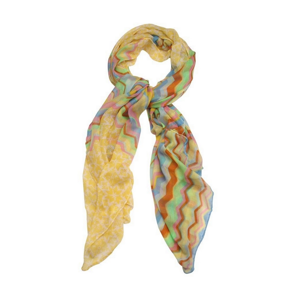 Scarf ziggy yellow