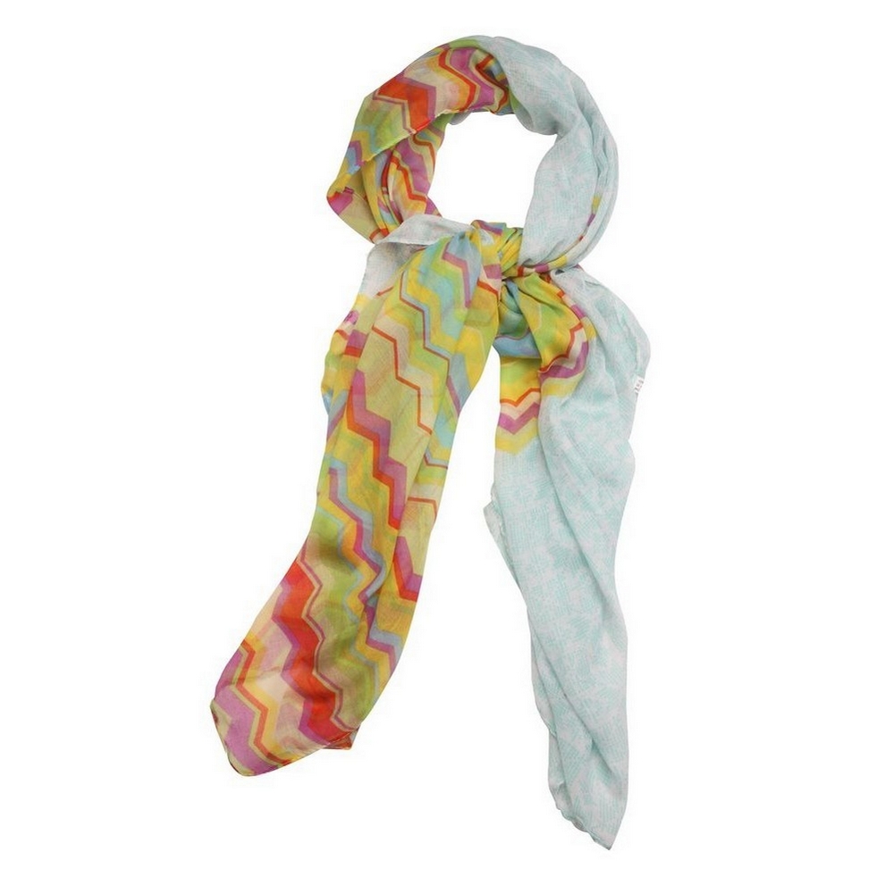 Scarf ziggy green & lime