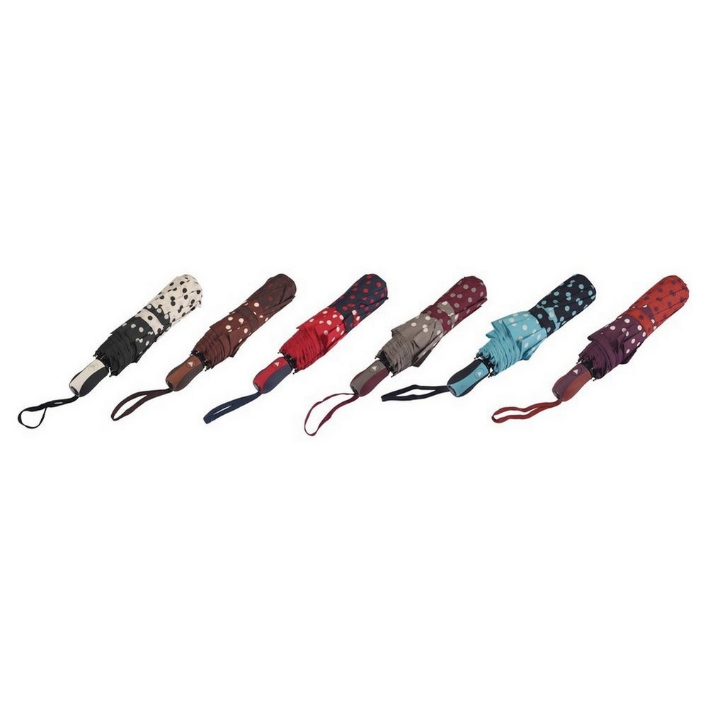 Umbrella telescopic two-tone polka