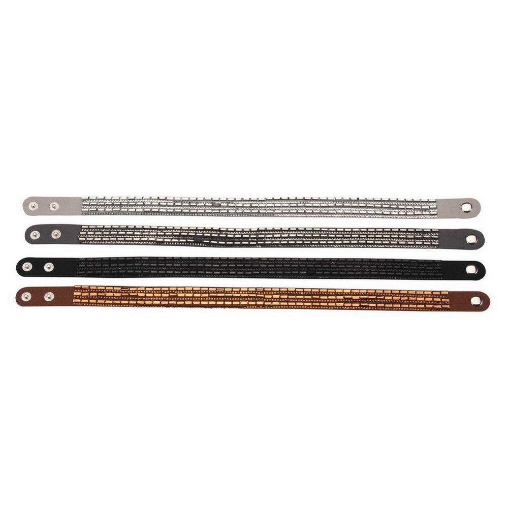 Wrap bracelet crystal multi-strand neutrals