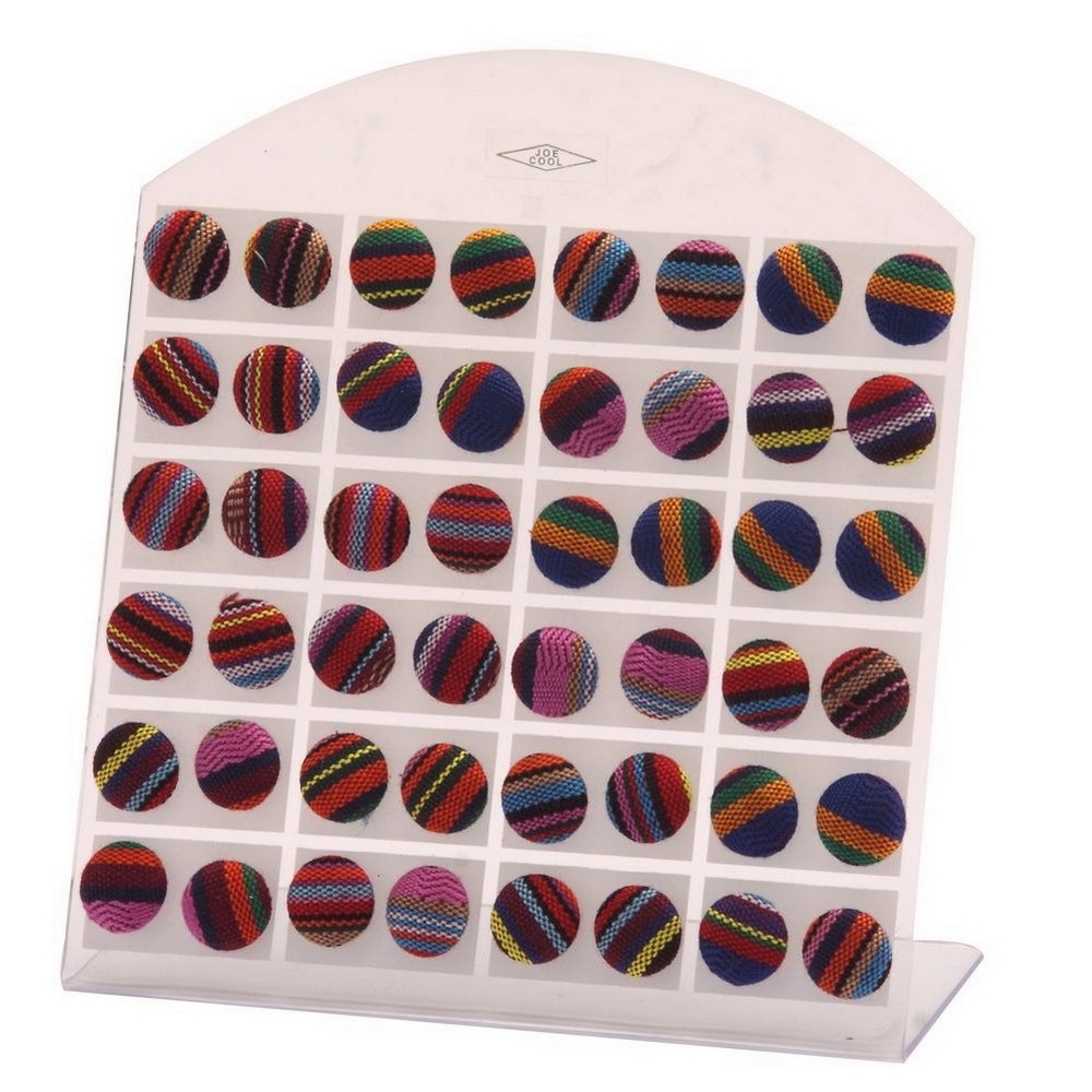 Stud earring textile salamanca