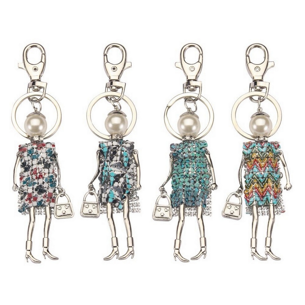 Keyring acrylic go girls fashionista