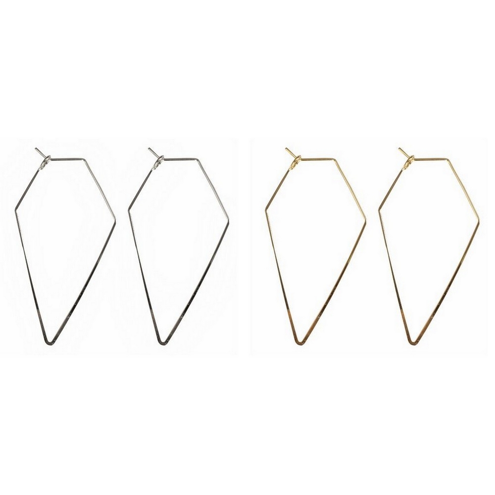 Hoop earring geo wire form