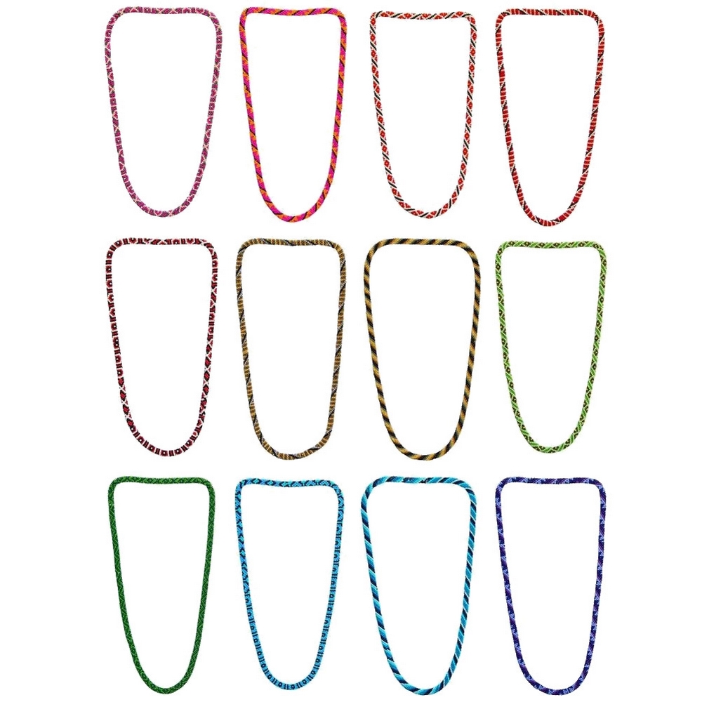 Bead string necklace glass kurush