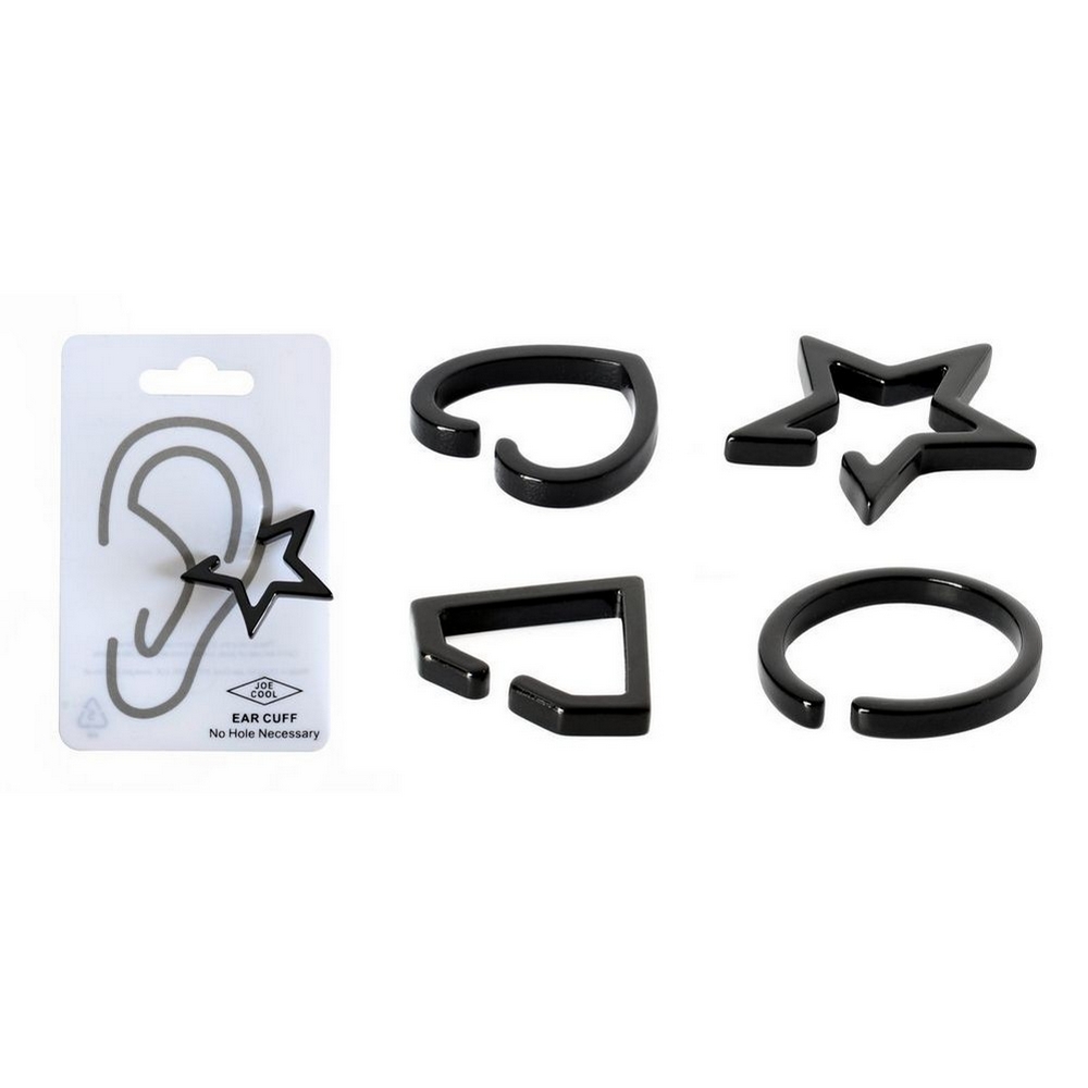 Ear cuff acrylic shape black