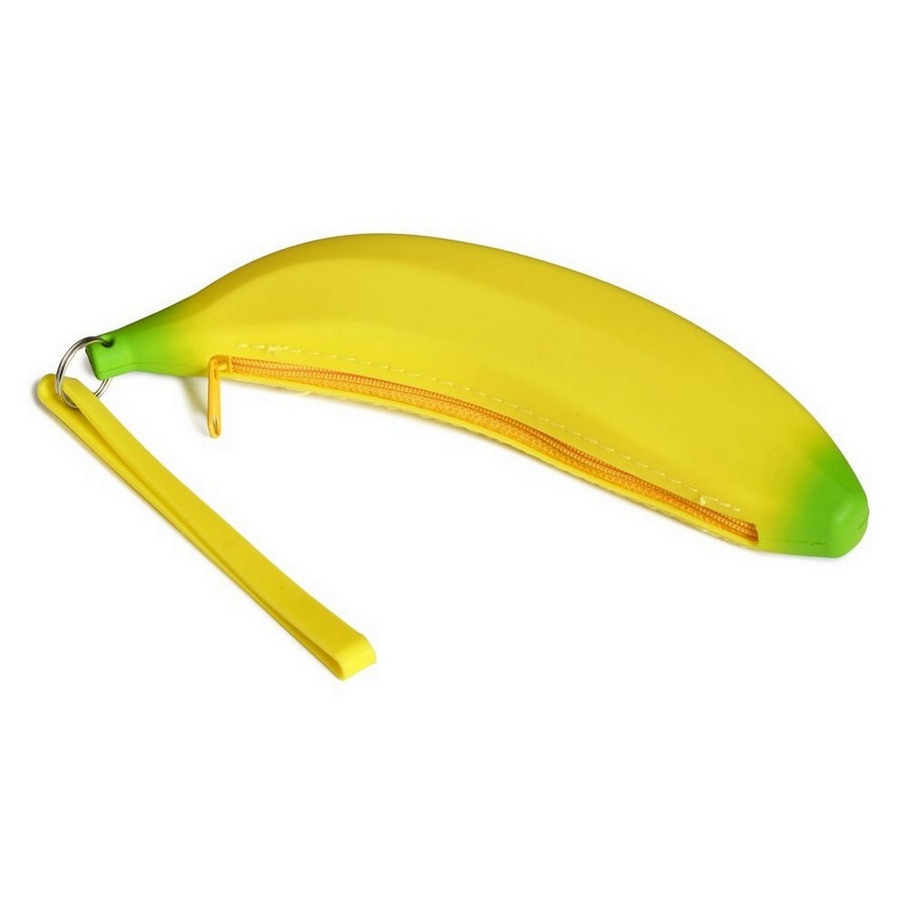 Coin purse zip banana yellow