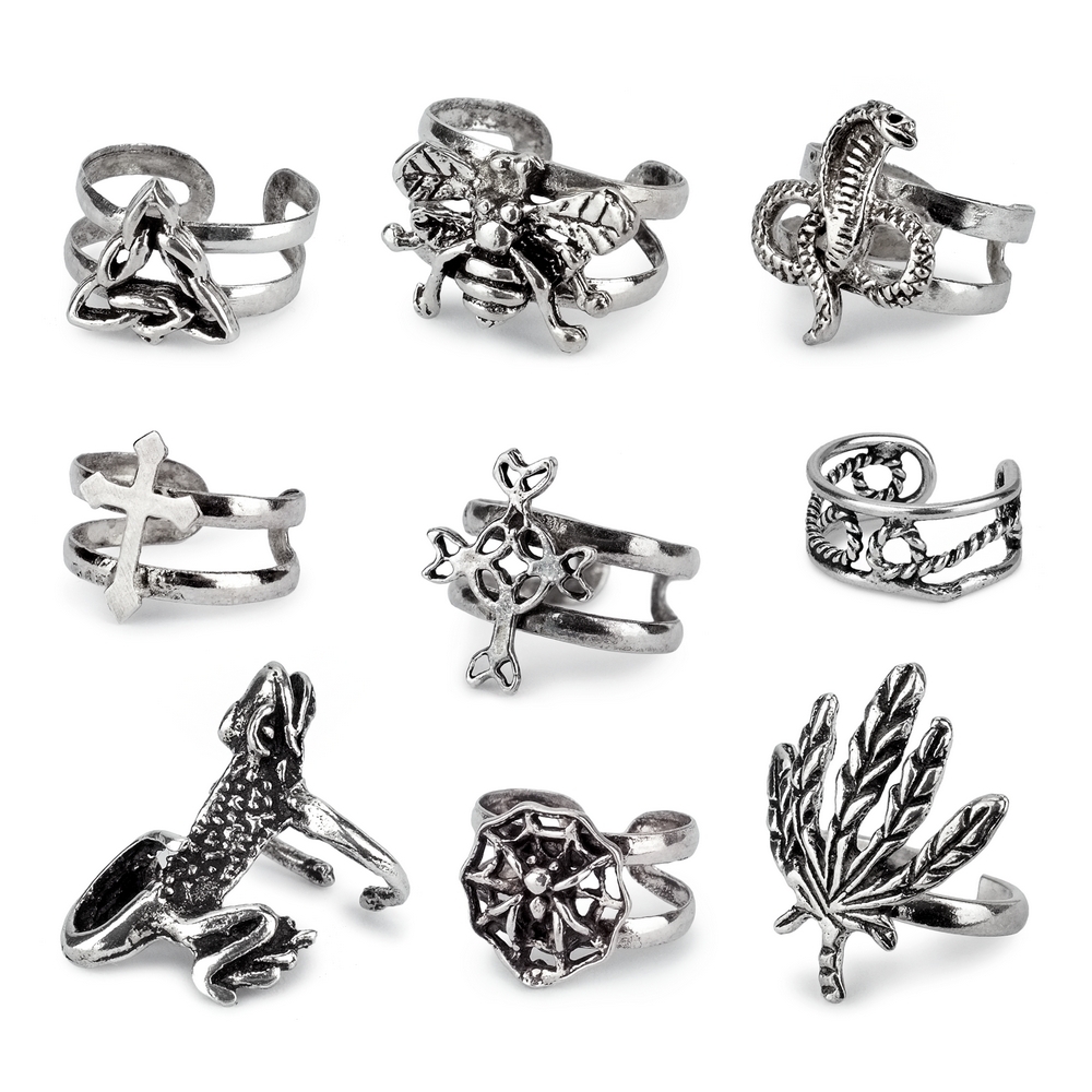 Ear cuff 925 silver assorted designs silver