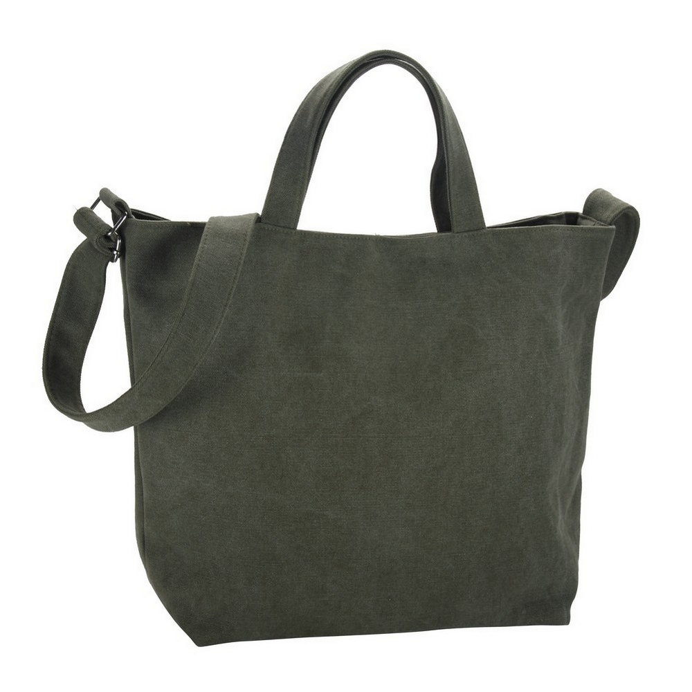 Shoulder bag cotton universal canvas khaki
