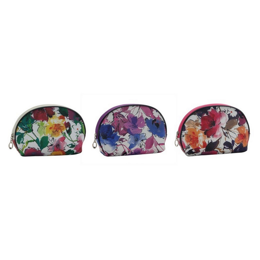 Cosmetic bag floral flair