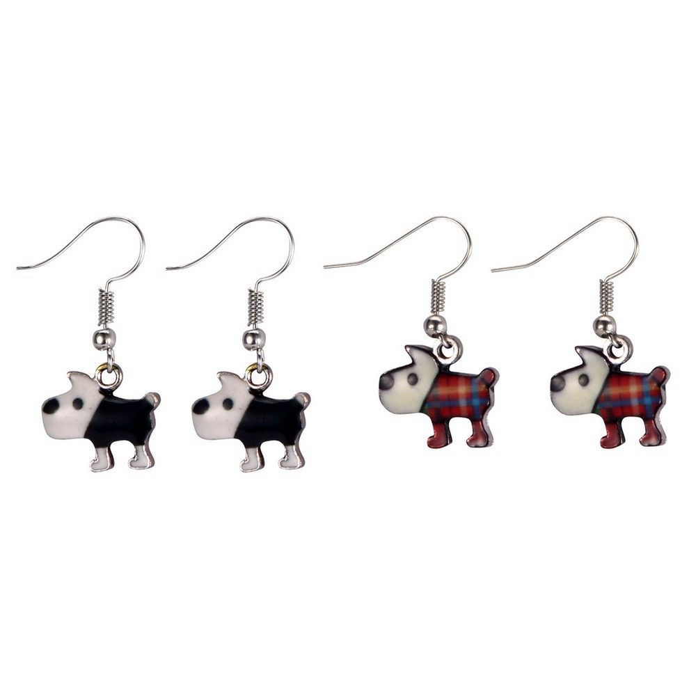 Drop earring bow wow dog