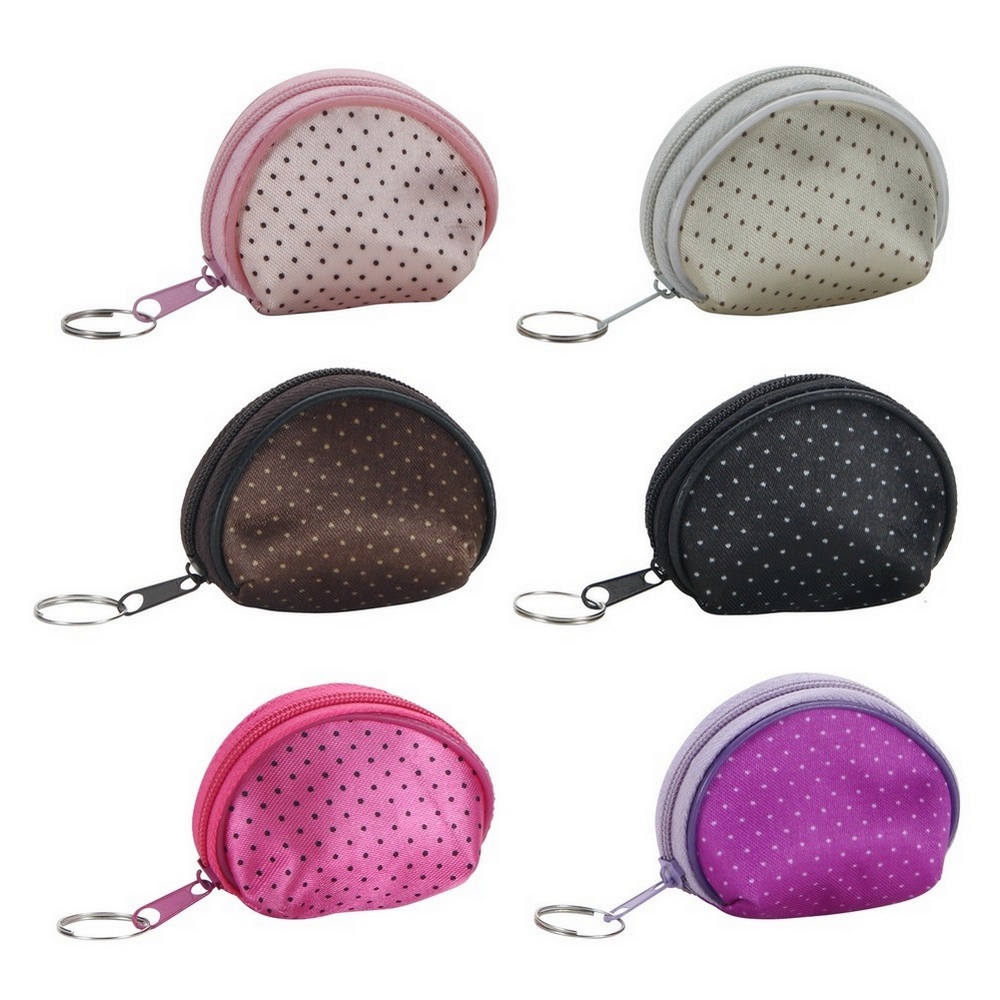 Coin purse round dots