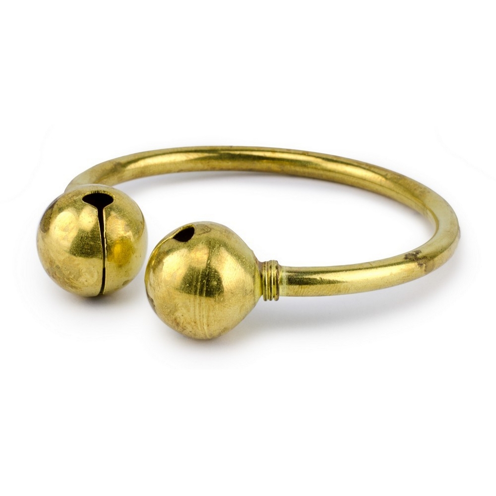 Bangle brass double bell