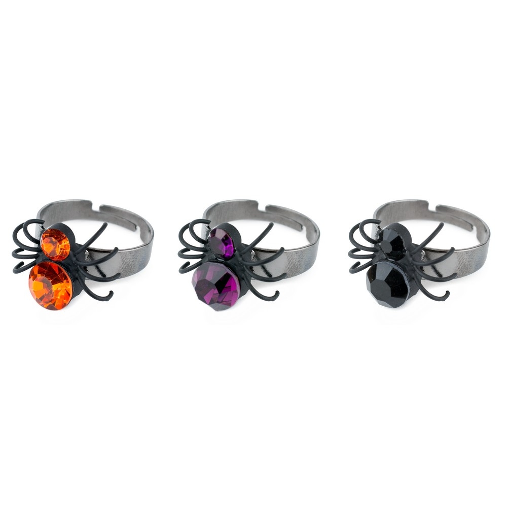 Ring acrylic spooky spider