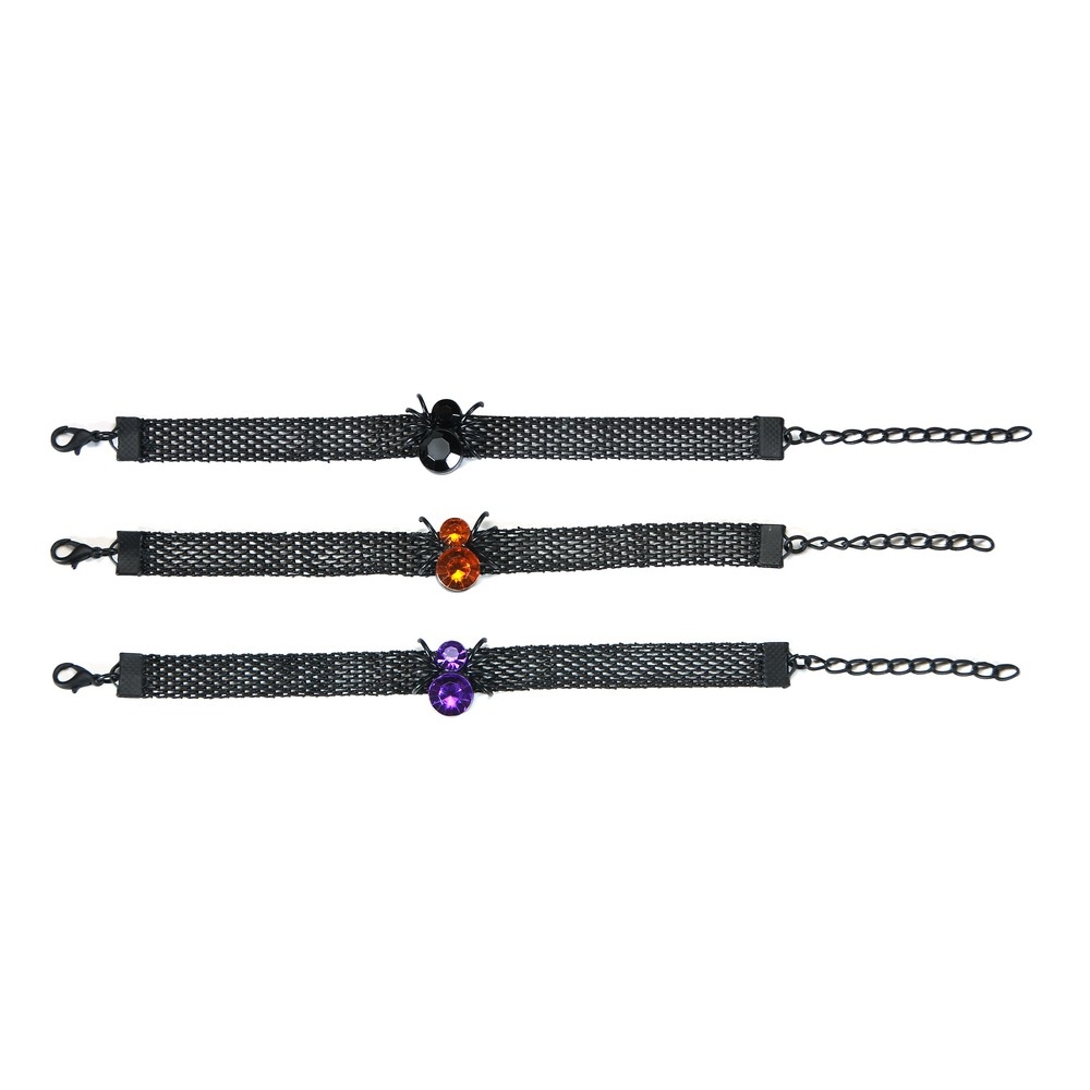 Bracelet acrylic spooky spider