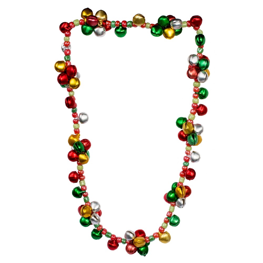 Necklace clusters of festive bells