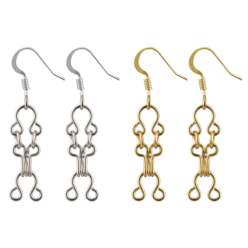 Drop earring hook & eye matte