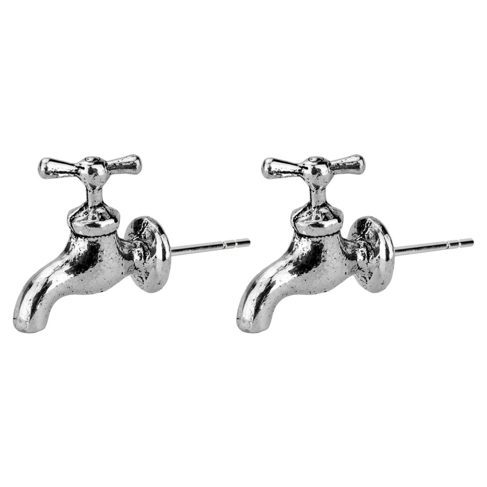 Stud earring 925 silver tap