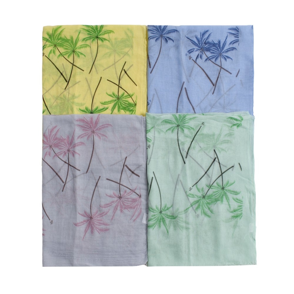 Scarf tropical palm