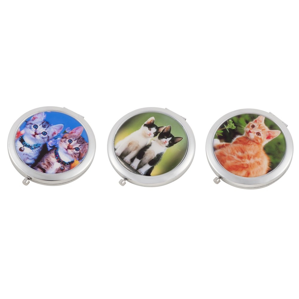 Compact mirror kitsch kitty