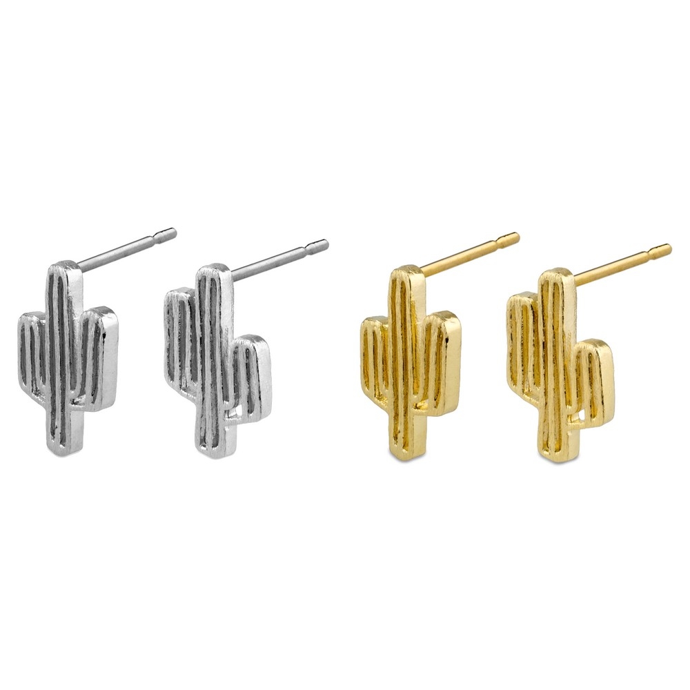 Stud earring cactus