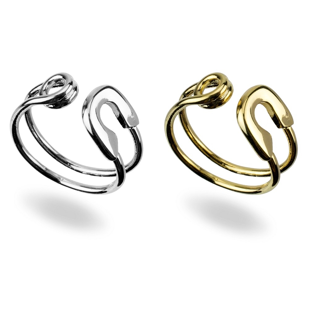 Ring safety pin