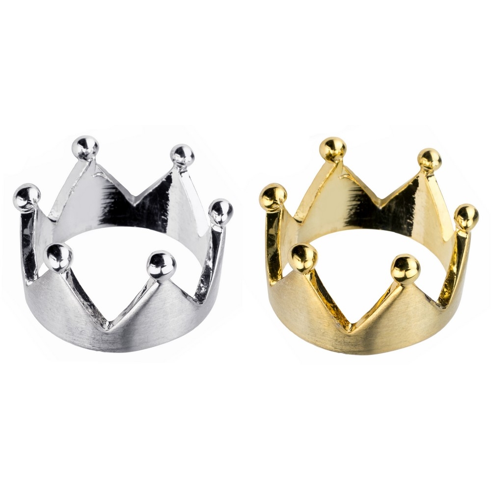 Ring crown silver & gold