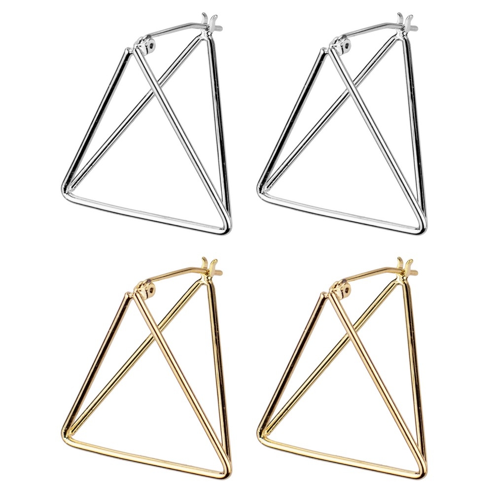 Drop earring pyramid
