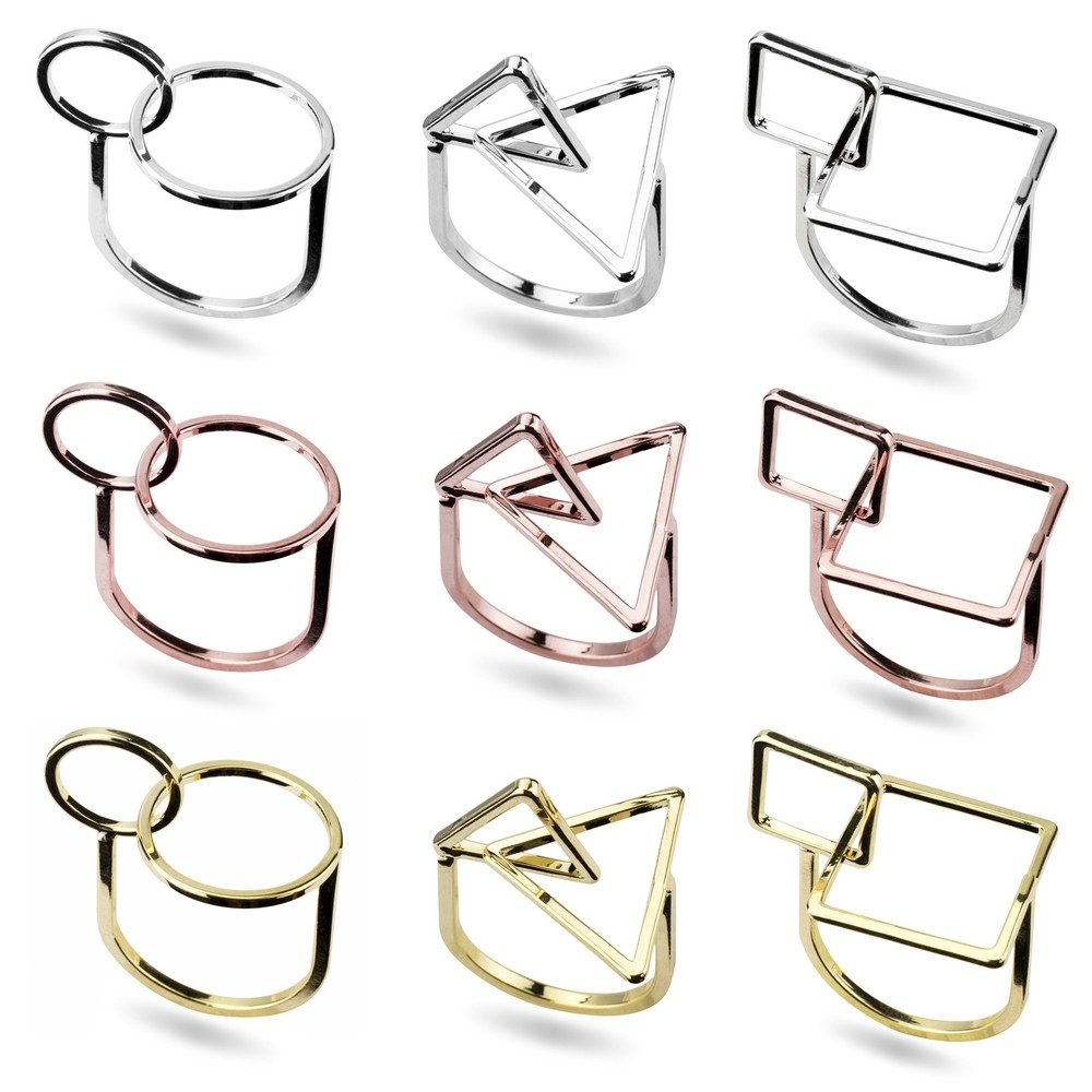 Ring double shape