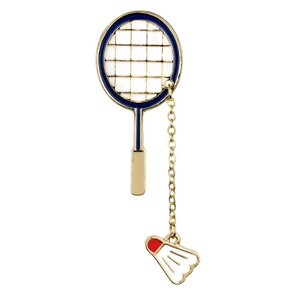 Brooch badminton