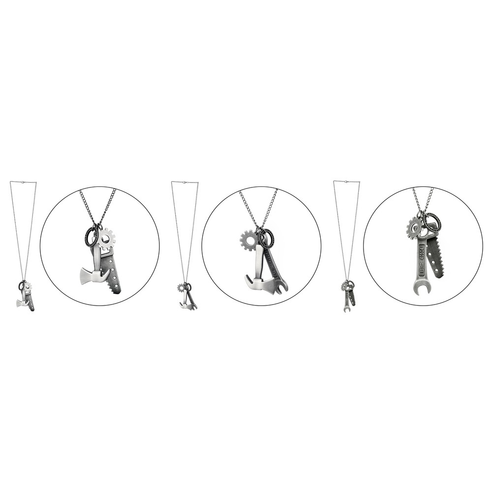 Necklace with a pendant workshop tools